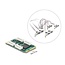 Delock Mini PCIe I/O full size Card to 8 x Serial RS-232 DB9 with Standard and Low Profile slot brackets