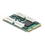 Delock Mini PCIe I/O full size Card to 8 x Serial RS-232 DB9 with Standard and Low Profile slot brackets