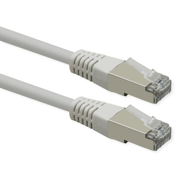 ROLINE Patchkabel Cat.6 (Class E), PoE, S/FTP (PiMF), weiß, 3 m