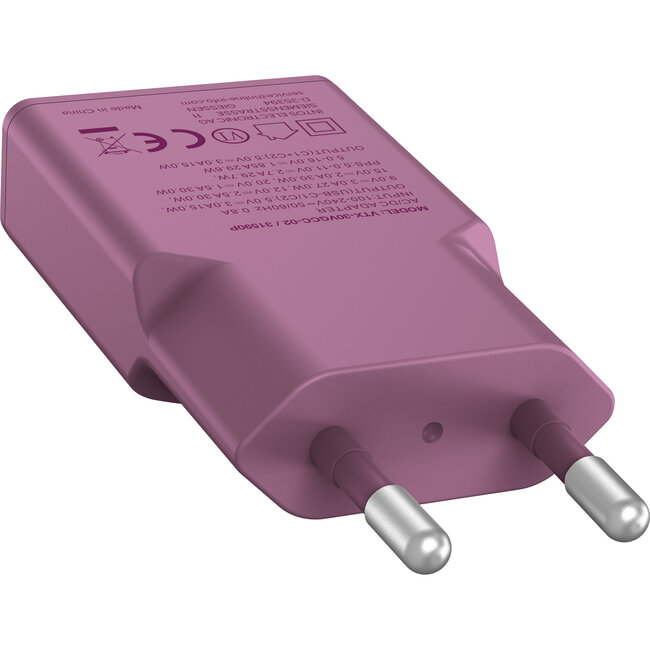 InLine® USB-C lader, 30 W, GaN, Dual USB-C, PD/PPS, Wilde bes