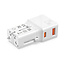 VALUE USB Reise-Charger mit Euro-Flach-/UK-/US-Stecker, 2 Port (Typ-A QC3.0, Typ-C PD), 25W