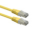 ROLINE Patchkabel Cat.6 (Class E), PoE, S/FTP (PiMF), gelb, 1 m