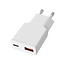 VALUE USB Charger mit Euro-Stecker, 2 Ports Typ A+C, 30W