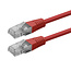 ROLINE Patchkabel Cat.6 (Class E), UTP, PoE, rot, 0,5 m