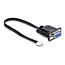 Delock Serial RS-232 Connection Cable D-Sub 9 female to JST XH 4 pin header female 25 cm