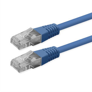 Roline ROLINE Patchkabel Cat.6 (Class E), UTP, PoE, blau, 1 m