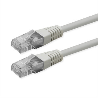 Roline ROLINE Patchkabel Cat.6 (Class E), UTP, PoE, weiß, 2 m