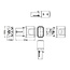 VALUE USB Reise-Charger mit Euro-Flach-/UK-/US-Stecker , 2x USB-C-Anschlüsse, 45 W