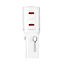 VALUE USB Reise-Charger mit Euro-Flach-/UK-/US-Stecker , 2x USB-C-Anschlüsse, 45 W