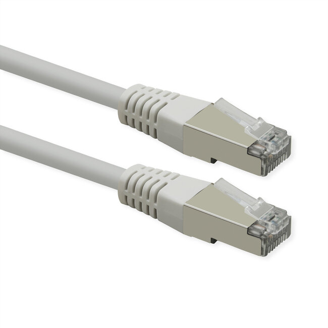 ROLINE Patchkabel Cat.6 (Class E), PoE, S/FTP (PiMF), weiß, 5 m