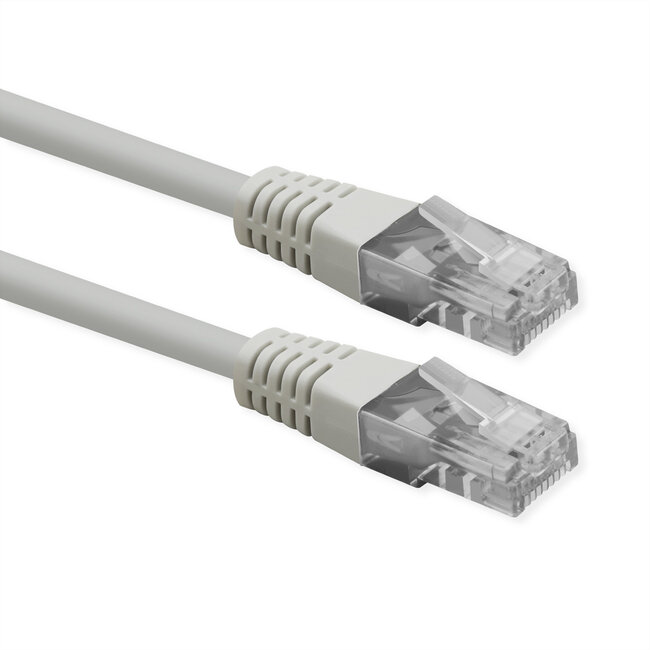 ROLINE Patchkabel Cat.6 (Class E), UTP, PoE, weiß, 3 m