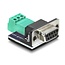 Delock D-Sub 9 pin female to 3 pin Terminal Block Adapter for CAN / LIN bus