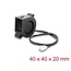 Delock Radial Fan / Blower Fan 12 V DC 40 x 40 x 20 mm with 3 pin fan connector, black