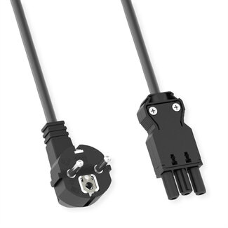 Bachmann BACHMANN Spiralleitung H05VV-F 3G1,5mm² L:1,0m sw ISV/CEE7/7