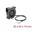 Delock Radial Fan / Blower Fan 12 V DC 50 x 50 x 15 mm with 3 pin fan connector, black