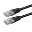 ROLINE Patchkabel Cat.6 (Class E), UTP, PoE, schwarz, 1 m