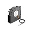 Delock Radiallüfter / Lüftergebläse 12 V DC 120 x 120 x 33 mm mit 3-Pin Lüfteranschluss, schwarz