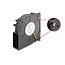 Delock Radiallüfter / Lüftergebläse 12 V DC 120 x 120 x 33 mm mit 3-Pin Lüfteranschluss, schwarz