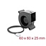 Delock Radial Fan / Blower Fan 12 V DC 60 x 60 x 25 mm with 3 pin fan connector, black