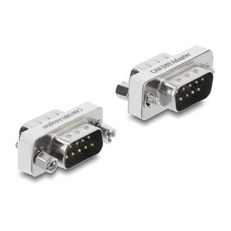 DeLOCK Delock D-Sub 9 pin CAN Bus Adapter male to male 120 ohms resistor
