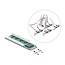 Delock M.2 Card to 8 x Serial RS-232 DB9 with Standard and Low Profile slot brackets