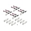 Delock M.2 Card to 8 x Serial RS-232 DB9 with Standard and Low Profile slot brackets