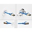Delock Cable Bushing with brush for wall mounting / desktop mounting white