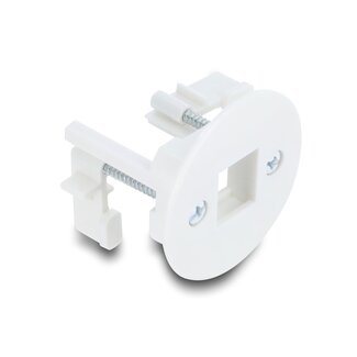 DeLOCK Delock Keystone Module Holder for wall mounting / desktop mounting white