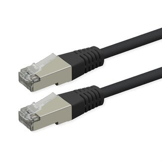 Roline ROLINE Patchkabel Cat.6 (Class E), PoE, S/FTP (PiMF), schwarz, 5 m