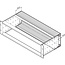 SCHROFF EuropacPRO Achterkap voor roestvaststaal EMC-pakking, 3 HE, 84 PK