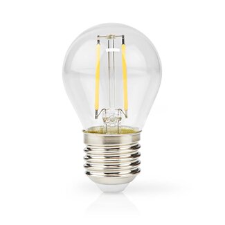 Nedis Nedis LED-filamentlamp | warm wit | dimbaar | E27 | G45 | 4,5W