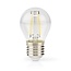 Nedis LED-filamentlamp | warm wit | dimbaar | E27 | G45 | 4,5W