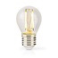 Nedis LED-filamentlamp | warm wit | dimbaar | E27 | G45 | 4,5W