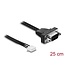 Delock Serial RS-232 Connection Cable D-Sub 9 pin male to JST XH 4 pin header female 25 cm