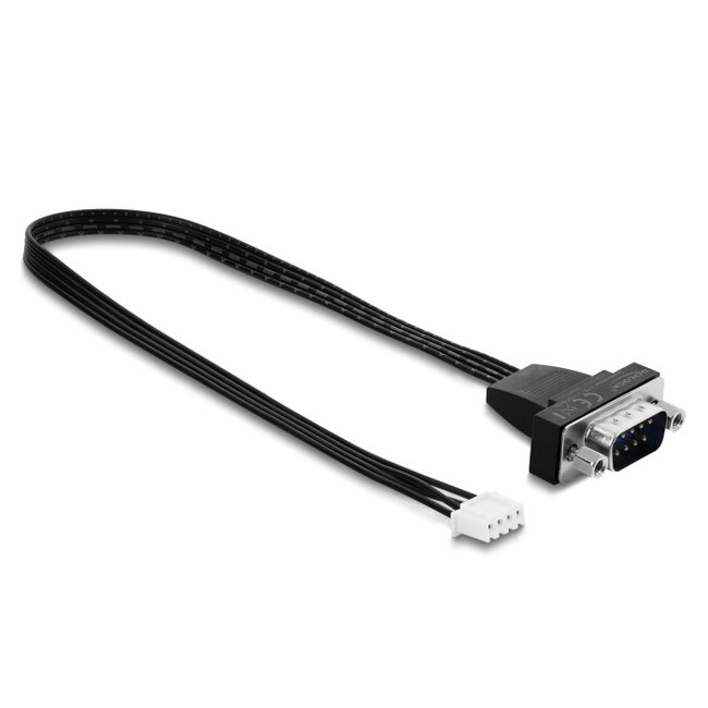 Delock Serial RS-232 Connection Cable D-Sub 9 pin male to JST XH 4 pin header female 25 cm