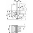 SCHROFF Handgreep trapeziumvormig, type 2, RAL 9005, zonder centreerpin