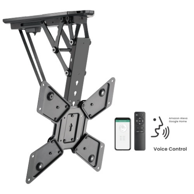 TV plafondbeugel flip 400x400 met app/voice control