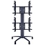 M Public Display Stand Single Screen Mount Black