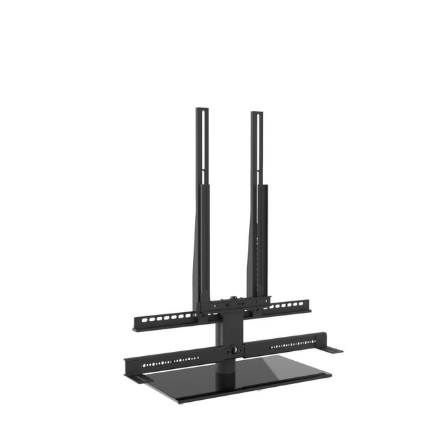 Draaibare Multi fit Tv voet geschikt voor Soundbar & televisie - max 30kg