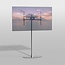 Vloerstandaard ELLIPS rvs 150 cm VESA 600x400