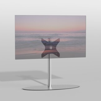Cavus Vloerstandaard ORBIT rvs 80 cm VESA 300x300
