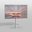 Vloerstandaard SQUARE rvs 80 cm VESA 400x200