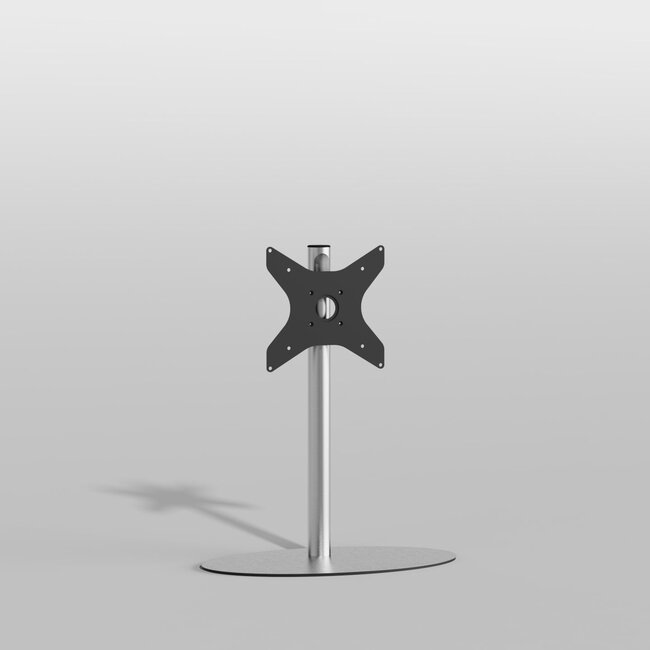 Vloerstandaard ELLIPS rvs 80 cm VESA 300x300