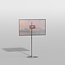 Vloerstandaard GATE rvs 120 cm VESA 200x100