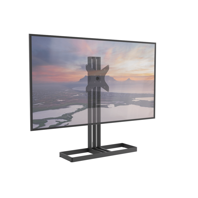 Vloerstandaard EDGE zwart 100 cm VESA 300x300