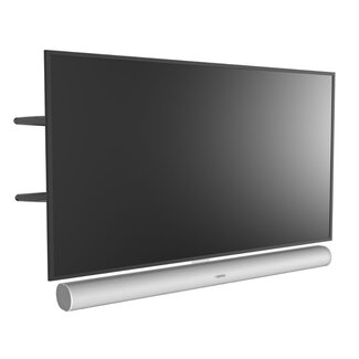 Cavus Draaibare muurbeugel met Sonos ARC(Ultra) frame [wit]