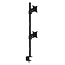 M VESA Deskmount Officeline Dual Vertical Black