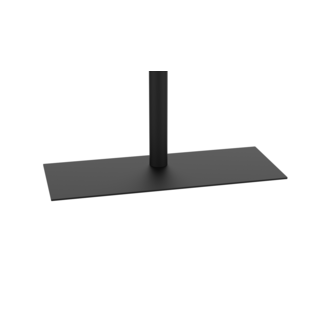 Cavus Voet Tafelstandaard SOLID 75x30 rechthoekig zwart staal