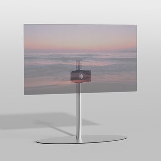 Cavus Vloerstandaard ORBIT rvs 80 cm VESA 200x100