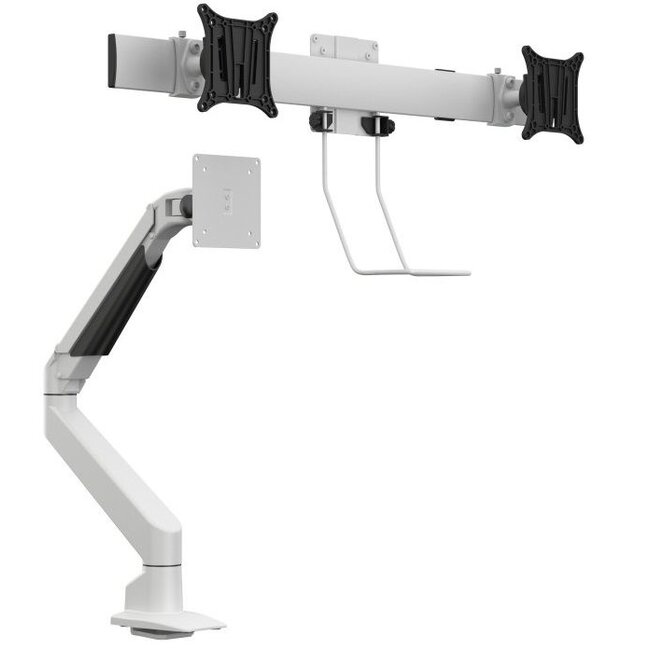 M VESA 75 100 Duo Crossbar with handle White